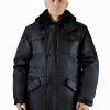Костюм "Охрана-2" зимний (куртка/полукомбинезон) черный