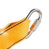 Строп из металлического троса в оплетке с 3-мя карабинами (Двуплечий) с амортизатором